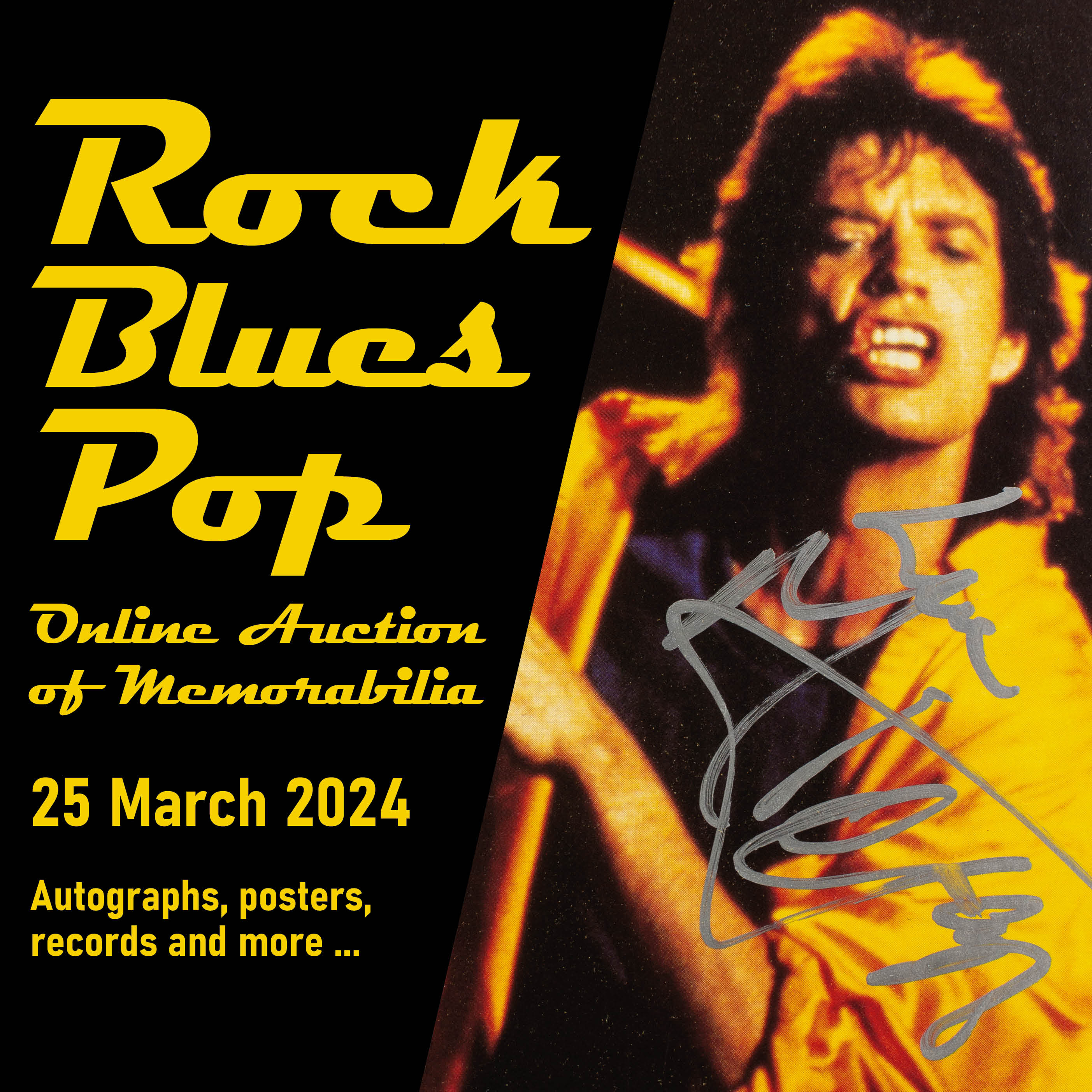 Rock | Blues | Pop - Memorabilia Auction