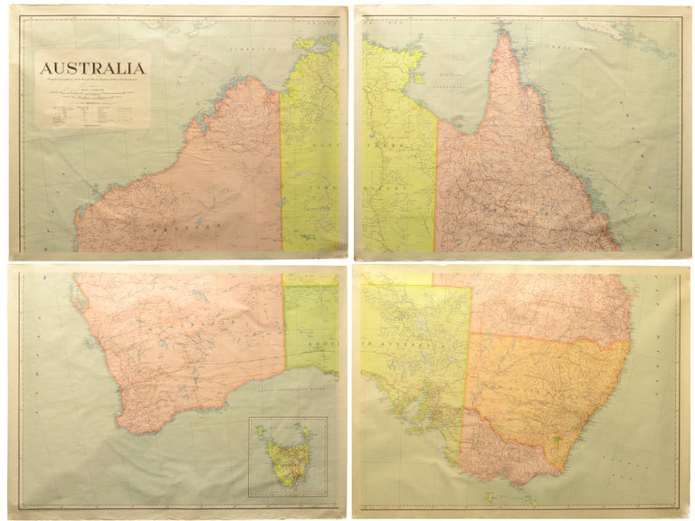 Item #100075 Australia. Prepared by Authority of the Honourable the Minister of State for the Interior. Scale 1:253,440. Map: Australia.