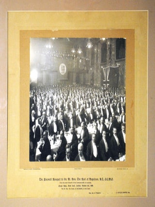 Item #100181 The Farewell Banquet to the Rt. Hon. The Earl of Hopetoun ... First Governor-General...