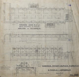 Item #100498 A quantity of original technical drawings, many of them to do with Australia's...