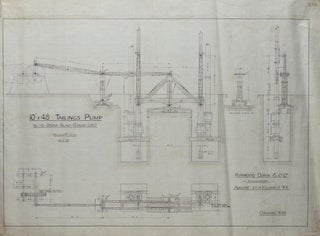 A quantity of original technical drawings, many of them to do with Australia's mining history, primarily from James Martin and Company's Phoenix Foundry, Gawler (near Adelaide, South Australia). There are also some from the Adelaide office of Forwood, Down and Company, Engineers and Founders. The drawings are hand-done in India ink on drafting linen (with each sheet often around a generous 70 x 100 cm)