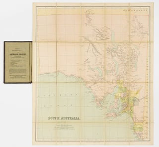 Item #100535 Philips' Series of Travelling Maps. South Australia [cover title on the cloth case...