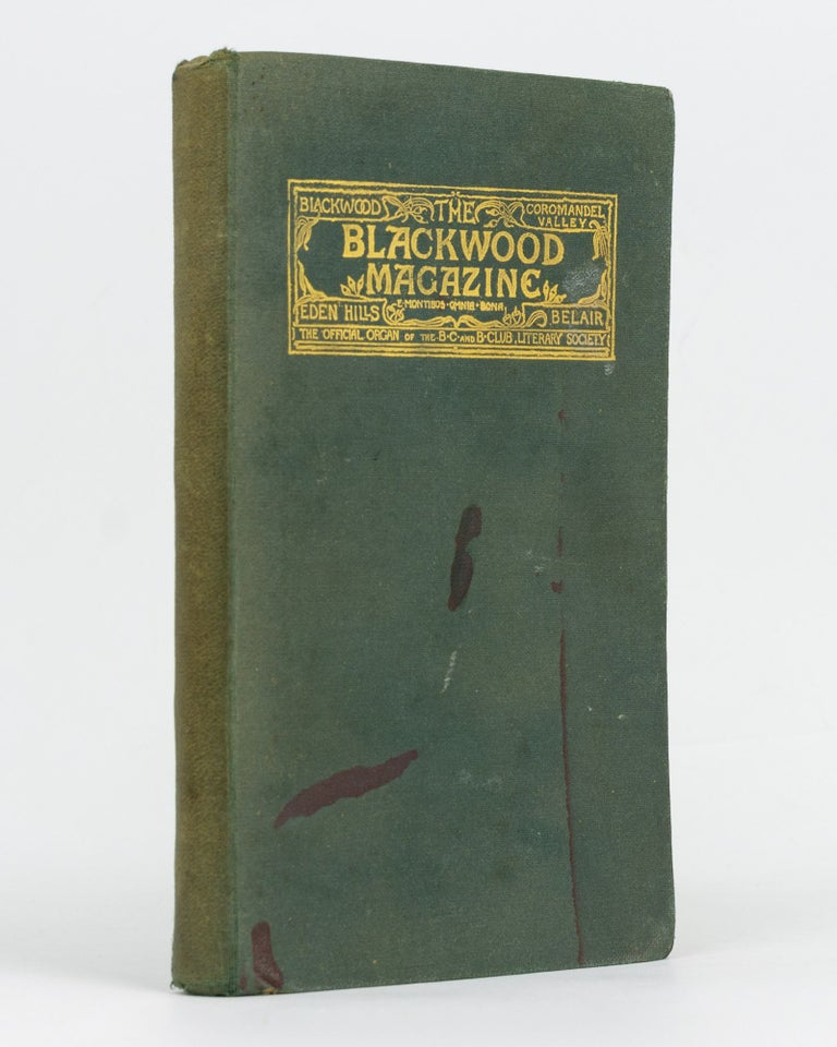 Item #100690 The Blackwood Magazine. The Official Organ of the B, C and B Club Literary Society. Volume 1, Number 1, January 1914 to Volume 1, Number 12, December 1914 (all published). The Blackwood Magazine.