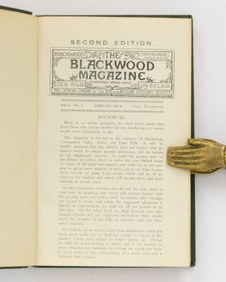 The Blackwood Magazine. The Official Organ of the B, C and B Club Literary Society. Volume 1, Number 1, January 1914 to Volume 1, Number 12, December 1914 (all published)