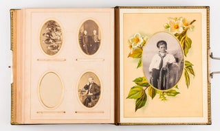 A collection of six nineteenth century photograph albums containing nearly 300 portraits of three generations of the Hawkins and Robertson families