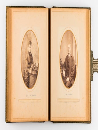 A collection of six nineteenth century photograph albums containing nearly 300 portraits of three generations of the Hawkins and Robertson families