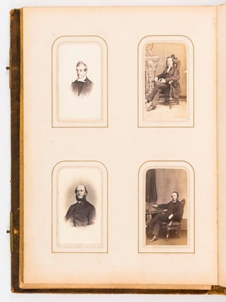 A collection of six nineteenth century photograph albums containing nearly 300 portraits of three generations of the Hawkins and Robertson families