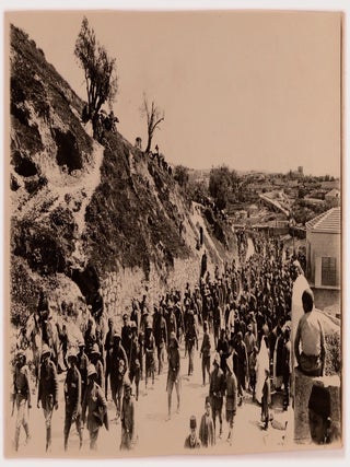 Six vintage gelatin silver photographs (each 120 × 177 mm) taken before the fall of Jerusalem on 9 December 1917