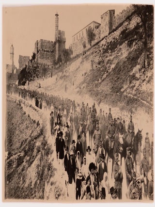 Six vintage gelatin silver photographs (each 120 × 177 mm) taken before the fall of Jerusalem on 9 December 1917