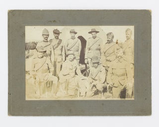 Item #100976 A vintage photograph of a group of eleven Australian soldiers posed in front of a...