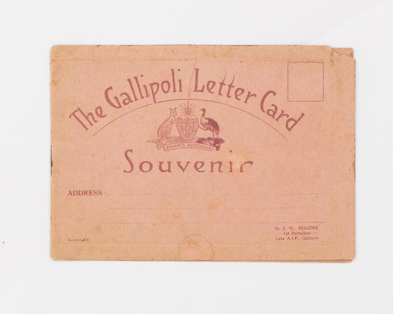 Item #100996 The Gallipoli Letter Card. Souvenir [cover title]. Joseph William ROGERS.