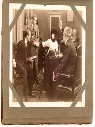 An album of publicity photographs for silent movies from the late 1910s
