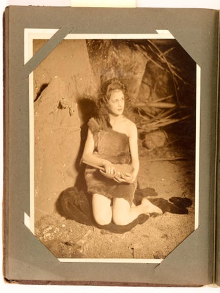 An album of publicity photographs for silent movies from the late 1910s