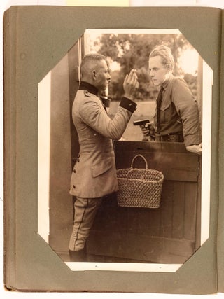 An album of publicity photographs for silent movies from the late 1910s