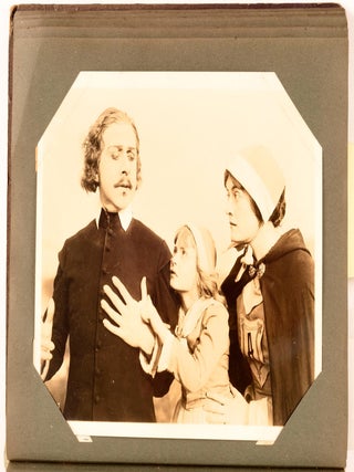 An album of publicity photographs for silent movies from the late 1910s