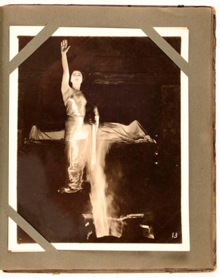 An album of publicity photographs for silent movies from the late 1910s