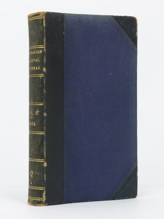 Item #102084 The Australian Medical Journal for 1864. Volume IX. Australian Medical Journal