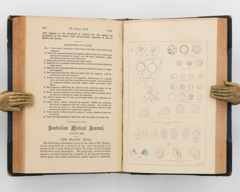 Item #102085 The Australian Medical Journal for 1866. Volume XI. James George BEANEY.