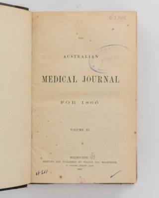 The Australian Medical Journal for 1866. Volume XI
