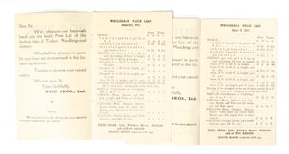 Reid Bros., Limited. Timber and Iron Merchants ... [Wholesale Price List. January, 1917 (title at the head of page 3)]
