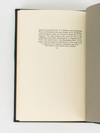 Time Given. Poems, 1970-1976
