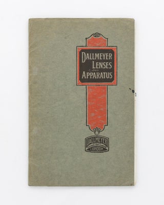 Item #102345 Dallmeyer Lenses and Apparatus [cover title]. Trade Catalogue