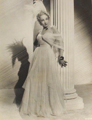 A group of four large-format vintage photographs of Marlene Dietrich