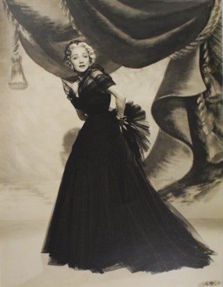 A group of four large-format vintage photographs of Marlene Dietrich