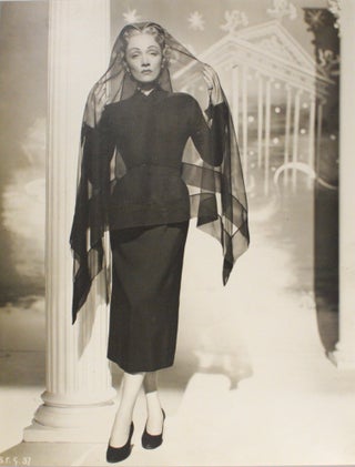 A group of four large-format vintage photographs of Marlene Dietrich