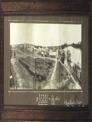Item #102509 'Berri, 1921'. A vintage sepia-toned panorama (100 × 460 mm) comprising three...