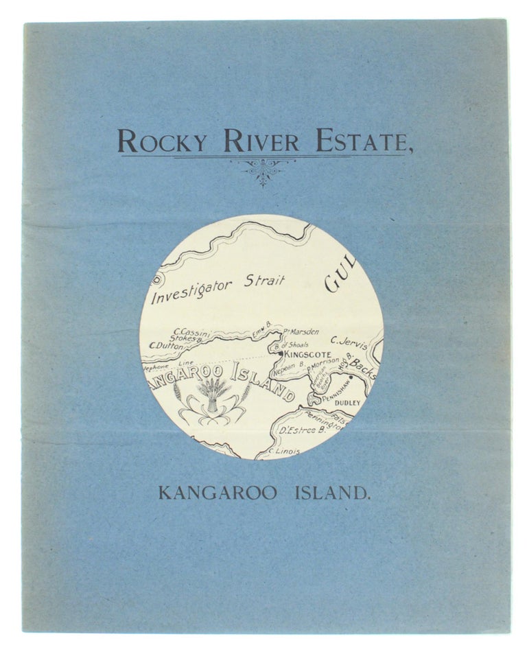 Item #102626 Rocky River Estate, Kangaroo Island [cover title]. Kangaroo Island.