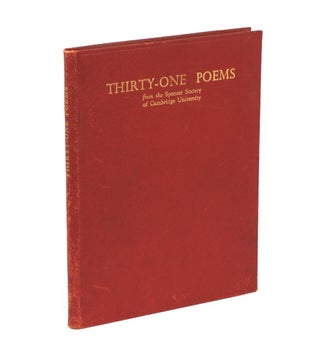 Item #102715 Thirty-One Poems from the Spenser Society of Cambridge University, with a...