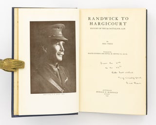 Item #104723 Randwick to Hargicourt. History of the 3rd Battalion, AIF. 3rd Battalion, Captain...