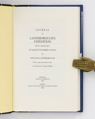 Journal of Landsborough's Expedition from Carpentaria, in Search of Burke and Wills