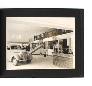 Item #105300 An album of photographs of the new showroom and workshop areas of Dalgety and...