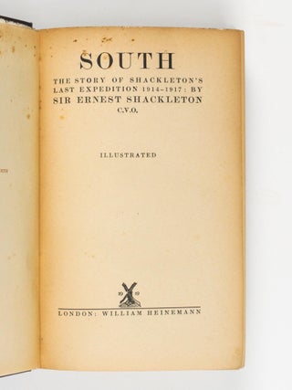 South. The Story of Shackleton's Last Expedition, 1914-1917