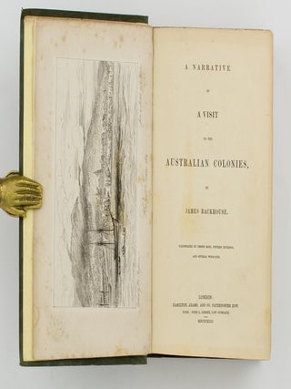 Item #105765 A Narrative of a Visit to the Australian Colonies. James BACKHOUSE