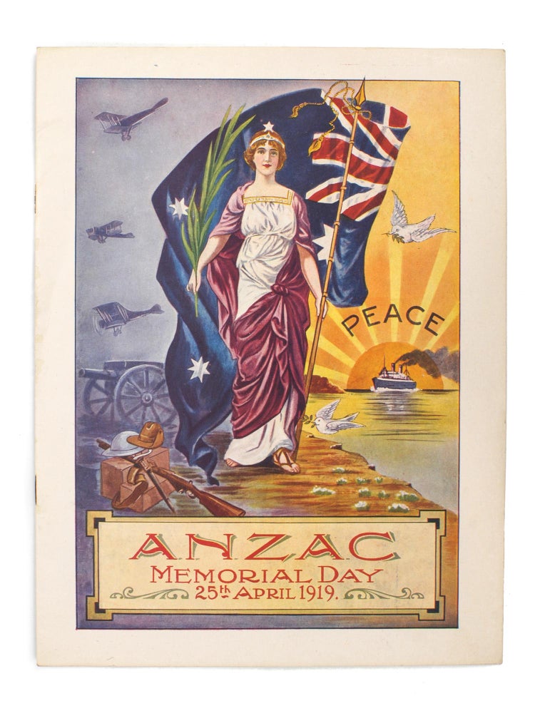Item #105933 Anzac Memorial Day 25th April 1919 [cover title]