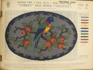 Rug & Mat Designs for Beehive & Turkey Rug Wools. Patons & Baldwins, Ltd. Alloa & Halifax [cover title]