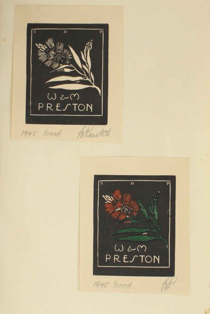 Item #105991 The Bookplates of G.D. Perrottet. Bookplates, H. B. MUIR.