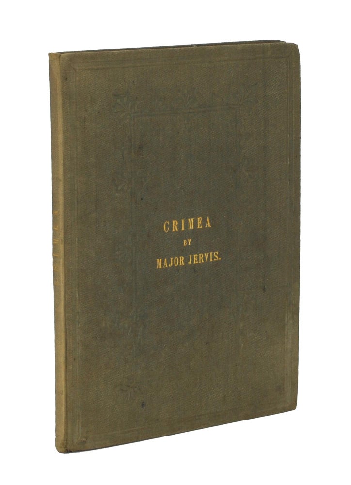 Item #106047 The Krima or Crimea Peninsula. The Tauris of Ancient Geographers. Reduced from the Original Russian Military Map constructed under the direction of Major General Mukhin by the Staff of the Russian Quarter-Master General by Command of the Governor General, Prince Volonski [Crimea by Major Jervis (cover title)]. Crimean War, Major Thomas Best JERVIS.
