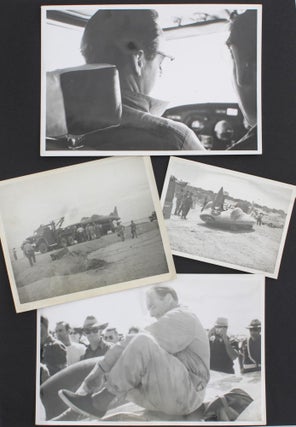 An album of photographs of the unsuccessful 1963 attempt on the World Land Speed Record by Donald Campbell at Lake Eyre in South Australia