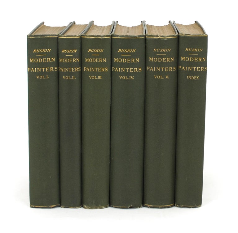 Item #106401 Modern Painters [six volumes]. John RUSKIN.