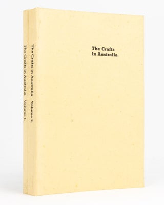 Item #106652 The Crafts in Australia. Report of the Committee of Enquiry into the Crafts in...