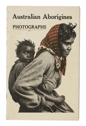 Item #106821 Photographs of Australian Aborigines. [Australian Aborigines. Photographs (cover...