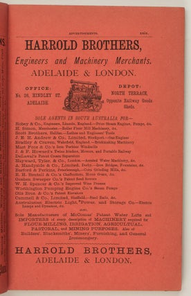 Adelaide Jubilee International Exhibition 1887. Opened 21st June, 1887. Official Catalogue of the Exhibits