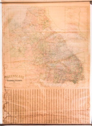 Item #106916 Map of Queensland showing Pastoral Stations &c