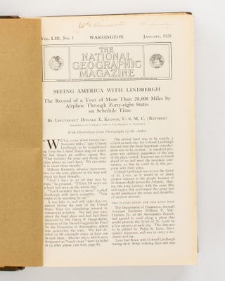 The National Geographic Magazine. Volume 53, January to June, 1928 [and] Volume 54, July to December 1928 [12 separate issues]