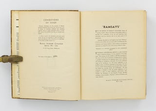 Ramsay's Architectural and Engineering Catalogue. A Filing System of Manufacturers' Catalogues and Technical Bulletins designed for Architects, Engineers and such other Persons whose Practice it is to select, specify or use Building Materials and Equipment. 1939 Edition