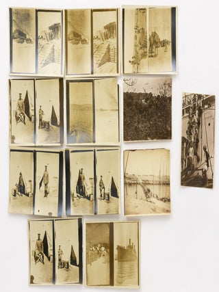 A collection of vintage photographs taken on active service - including at Gallipoli - by Warrant Officer (later Lieutenant) Edward James Shalless, a member of the 1st Royal Australian Navy Bridging Train